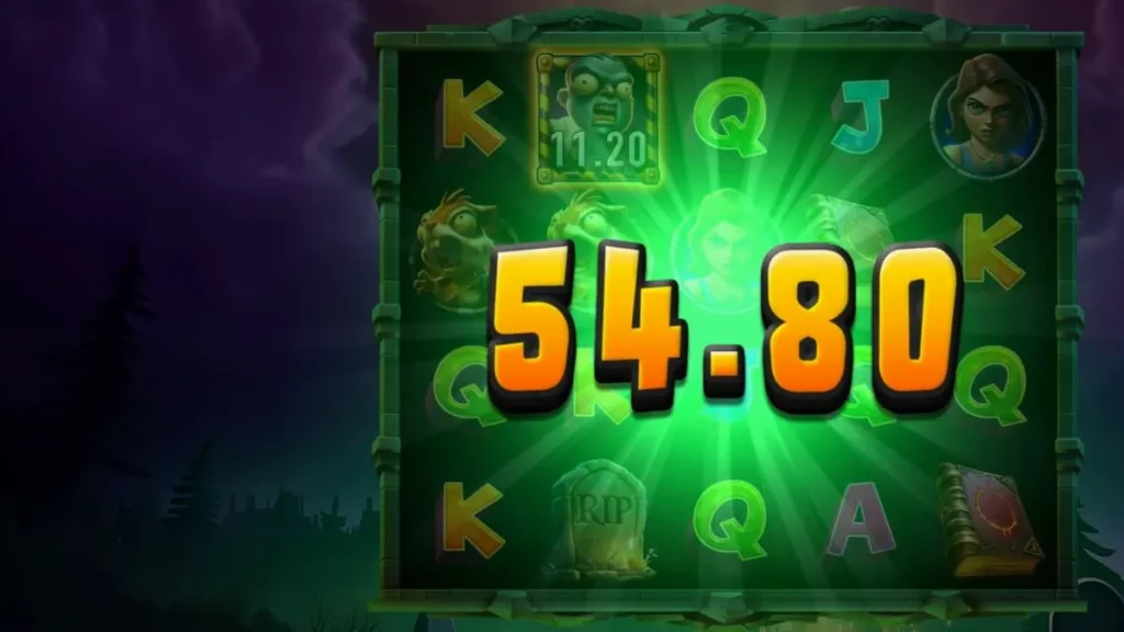 Maximum Zombie slot game interface featuring survivor Zed and zombie enemies